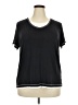 Made for Life Black Short Sleeve Top Size 2X - photo 1