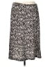 Connected Apparel Animal Print Silver Casual Skirt Size L - photo 1