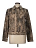 Lauren Jeans Co. 100% Cotton Animal Print Brown Jacket Size L - photo 1