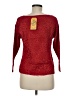 Rafael Essential 100% Polyester Red 3/4 Sleeve Top Size M - photo 2