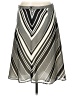 Axcess 100% Polyester Chevron-herringbone Gray Casual Skirt Size 12 - photo 2