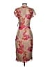 David Meister 100% Polyester Paisley Tan Cocktail Dress Size 4 - photo 2