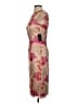 David Meister 100% Polyester Paisley Tan Cocktail Dress Size 4 - photo 5