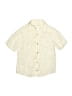 Zara Paisley Yellow Short Sleeve Button-Down Shirt Size 7 - photo 1
