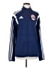 Adidas 100% Polyester Blue Track Jacket Size S - photo 1