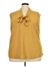 Kasper Yellow Sleeveless Blouse Size 3X - photo 1