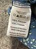 Jachs Girlfriend 100% Polyester Blue 3/4 Sleeve Blouse Size XL - photo 8