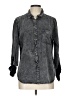 Fred David Gray Long Sleeve Button-Down Shirt Size L - photo 1