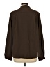 Nine West 100% Polyester Brown Long Sleeve Blouse Size L - photo 2