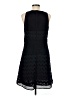 Ann Taylor 100% Polyester Black Casual Dress Size 8 - photo 2