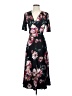 1.State 100% Rayon Floral Black Cocktail Dress Size S - photo 1
