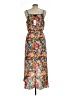 ECI 100% Polyester Floral Red Casual Dress Size 10 - photo 2