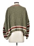 Pol 100% Polyester Green Pullover Sweater Size S - photo 2