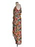 ECI 100% Polyester Floral Red Casual Dress Size 10 - photo 5