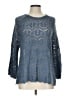 wonderly 100% Acrylic Blue Pullover Sweater Size L - photo 1