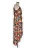 ECI 100% Polyester Floral Red Casual Dress Size 10 - photo 4