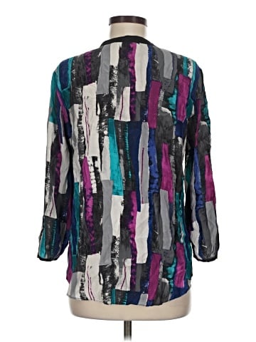Alice & Trixie 3/4 Sleeve Silk Top (view 2)