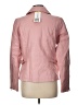 Together 100% Leather Pink Leather Jacket Size 12 - photo 2