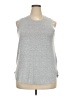 Lands' End Silver Sleeveless T-Shirt Size 18 - photo 1