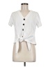 Barbour White Short Sleeve Top Size 8 - photo 1