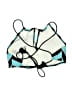MICHAEL Michael Kors Graphic Blue Swimsuit Top Size L - photo 1