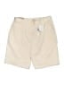 L.L.Bean Solid Ivory Khaki Shorts Size 16 - photo 1