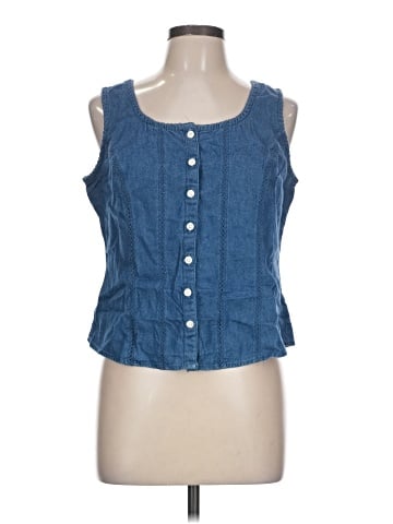 St. John's Bay Sleeveless Blouse (view 1)