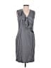 J. McLaughlin Houndstooth Gray Casual Dress Size 8 - photo 1