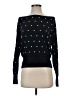 Subdued Polka Dots Black Pullover Sweater Size S - photo 1
