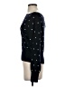 Subdued Polka Dots Black Pullover Sweater Size S - photo 5