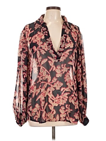 Zara Basic Long Sleeve Blouse (view 1)