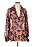 Zara Basic Brown Long Sleeve Blouse Size L - photo 1