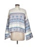 Francesca's Blue Pullover Sweater Size M - photo 2