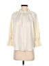 Worthington 100% Polyester Ivory 3/4 Sleeve Blouse Size M - photo 1