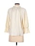 Worthington 100% Polyester Ivory 3/4 Sleeve Blouse Size M - photo 2