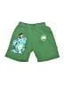 Zara 100% Cotton Graphic Green Shorts Size 6 - photo 1