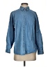 Cathy Daniels Blue Long Sleeve Button-Down Shirt Size S - photo 1