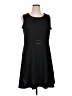 Style&Co Solid Black Casual Dress Size 16 - photo 1