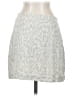 Free People 100% Polyester Silver Ivory Casual Skirt Size 4 - photo 1