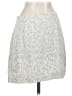 Free People 100% Polyester Silver Ivory Casual Skirt Size 4 - photo 2