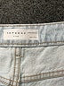 Topshop 100% Cotton Blue Denim Shorts Size 14 - photo 3