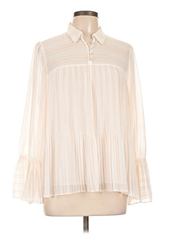 Massimo Dutti Long Sleeve Blouse (view 1)