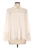 Massimo Dutti Ivory Long Sleeve Blouse Size 10 - photo 1