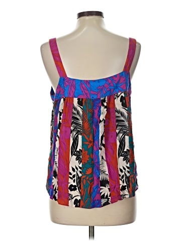 Rose + Olive Sleeveless Blouse (view 2)