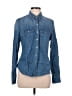 Talbots 100% Cotton Blue Long Sleeve Button-Down Shirt Size 8 - photo 1