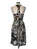 Just Love Animal Print Gray Cocktail Dress Size L - photo 2