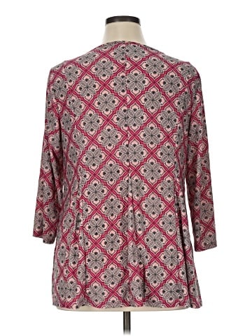 Roz & Ali 3/4 Sleeve Blouse (view 2)