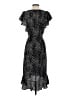 Max Studio Polka Dots Black Casual Dress Size S - photo 2