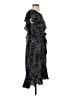 Max Studio Polka Dots Black Casual Dress Size S - photo 4