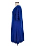 Susan Graver Solid Blue Casual Dress Size M (petite) - photo 5